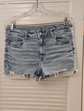 American Eagle Outfitters Light Wash Denim Cutoff Shorts